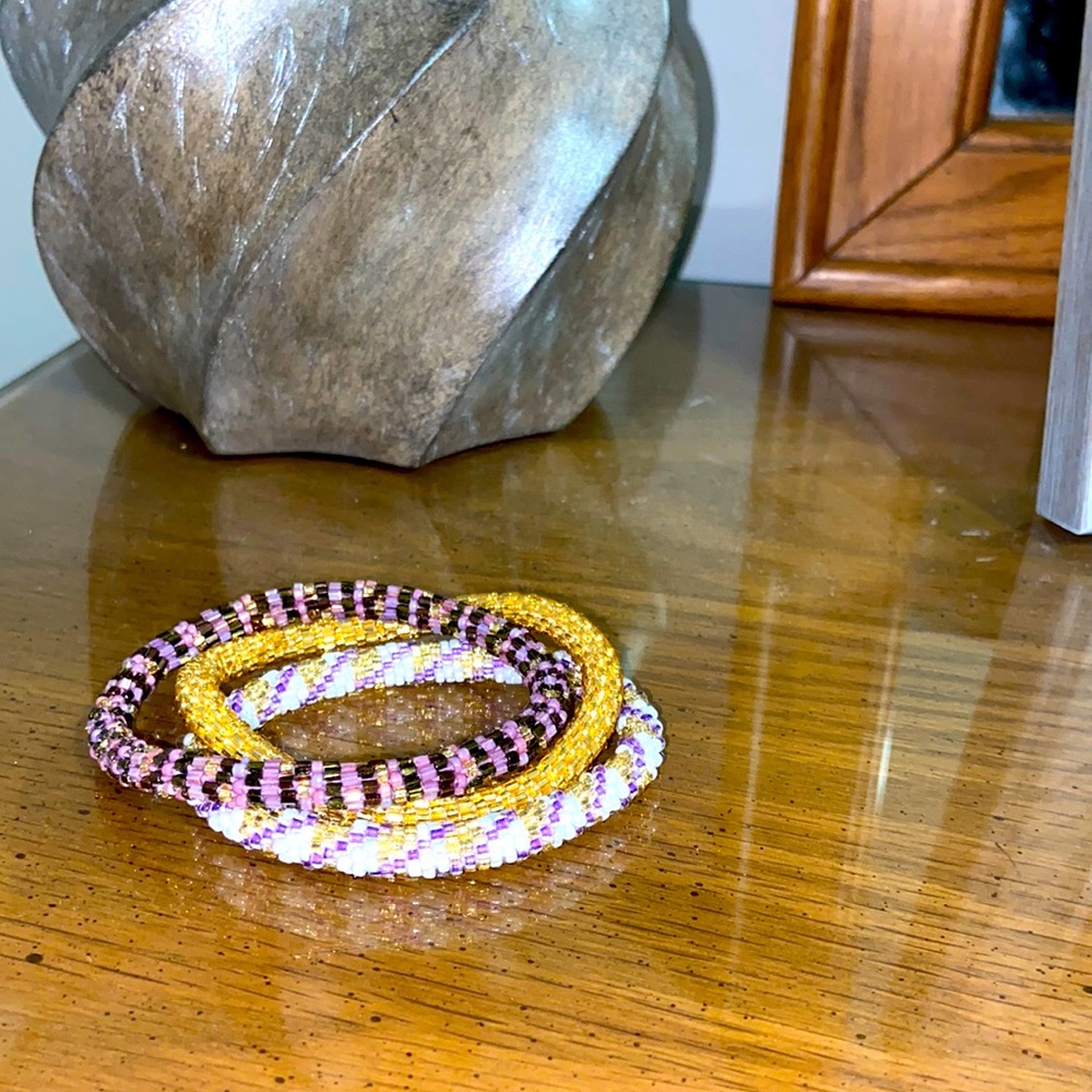 Lily & Laura bracelets - college game day pack